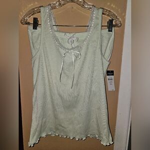 NWT Chaps 2Pc Pajamas Size Small Tank Shorts